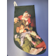 Double Sided Linen Christmas Stocking