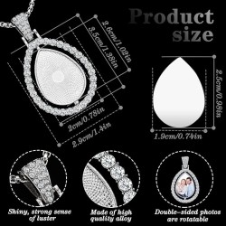 Teardrop Rhinestone 360  Spin Pendant  Teardrop Rhinestone 360  Spin Pendant