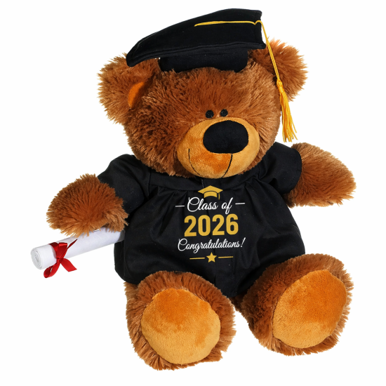 Graduation Bear 20" Plush Teddy – Graduation Gift Keepsake