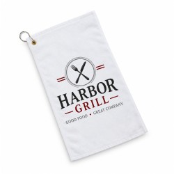 11 x 18 Microfiber Velour Sublimation Towel with Hook & Grommet – Towel-G