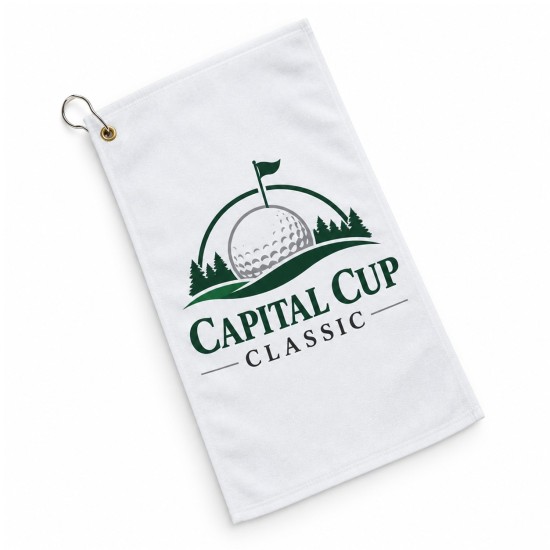 11 x 18 Microfiber Velour Sublimation Towel with Hook & Grommet – Towel-G