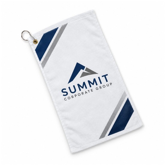 11 x 18 Microfiber Velour Sublimation Towel with Hook & Grommet – Towel-G