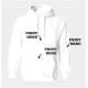 DyecraftDirect PERFORMANCE PULLOVER HOODIE WHITE XL  ( PWY01-XL )