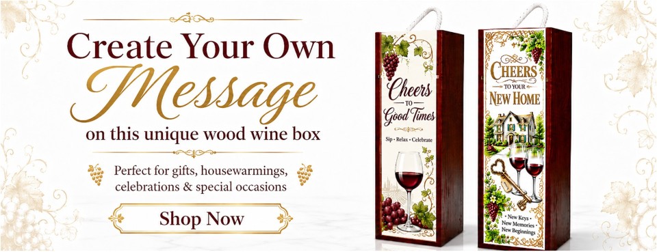 Sublimation Wood Case Wine Box