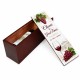 Sublimation Mahogany Wooden Wine Box – Premium Gift Storage Case (MJH01)