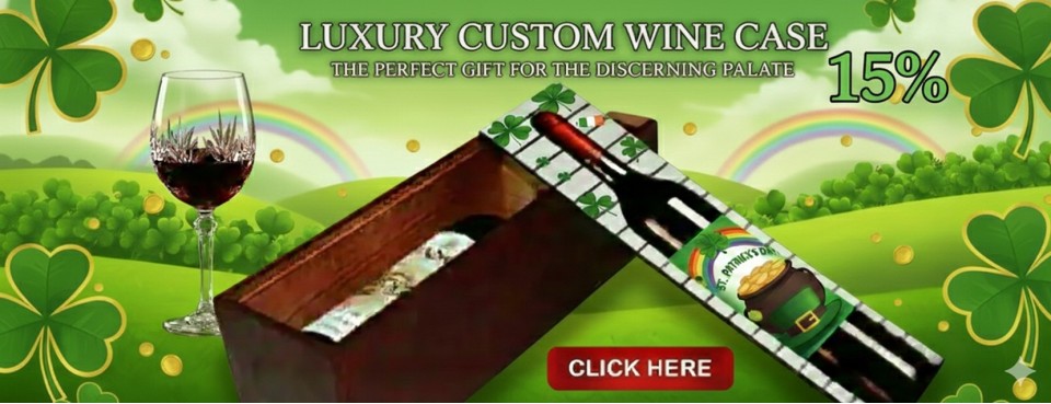 Sublimation Wood Case Wine Box