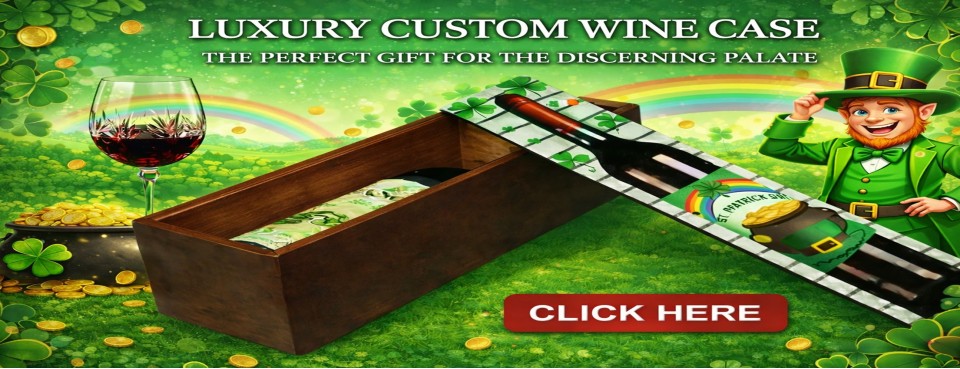 Sublimation Wood Case Wine Box