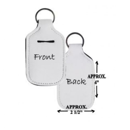 Hand Sanitizer Bottle Holder w. Keyring