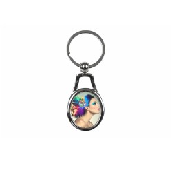 Sublimation Oval Key Ring – Zinc Alloy (YA92)
